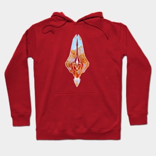 Crystal owl crest Hoodie